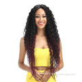 Kelly Synthetic Lace Front Wig wave Ombre blond Jerry curly hair weave 31 Inch Energetic Spring Small Curly Wig Hair Wigs